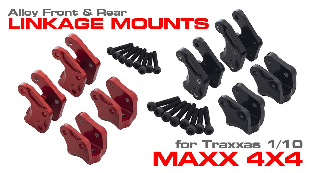 Alloy Front & Rear Linkage Mounts for Axial 1/10 RBX10 Ryft 4WD (#C31159)