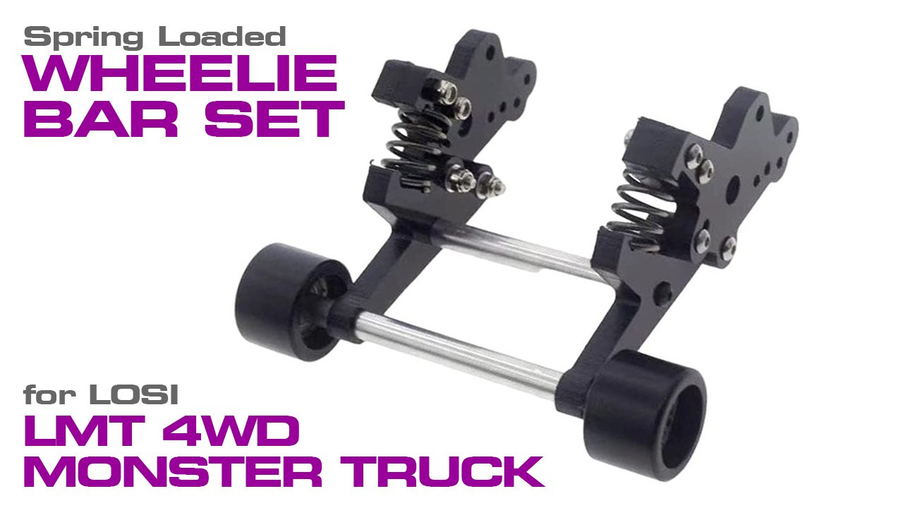 Wheelie Bar Set for Losi LMT 4WD Monster Truck (#C31198)
