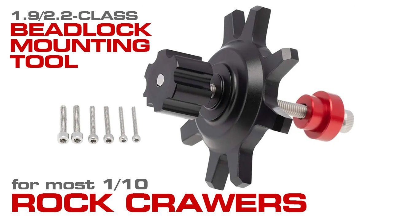 1.9 & 2.2 Size Beadlock Wheel Mounting Tool for 1/10 Scale Crawlers (#C31242)