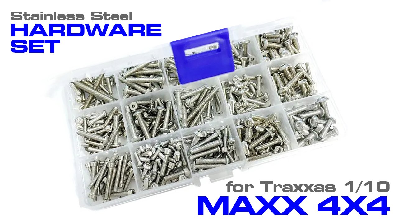 Replacement Stainless Steel Screw & Hardware Set for Traxxas X-Maxx (#C31273)