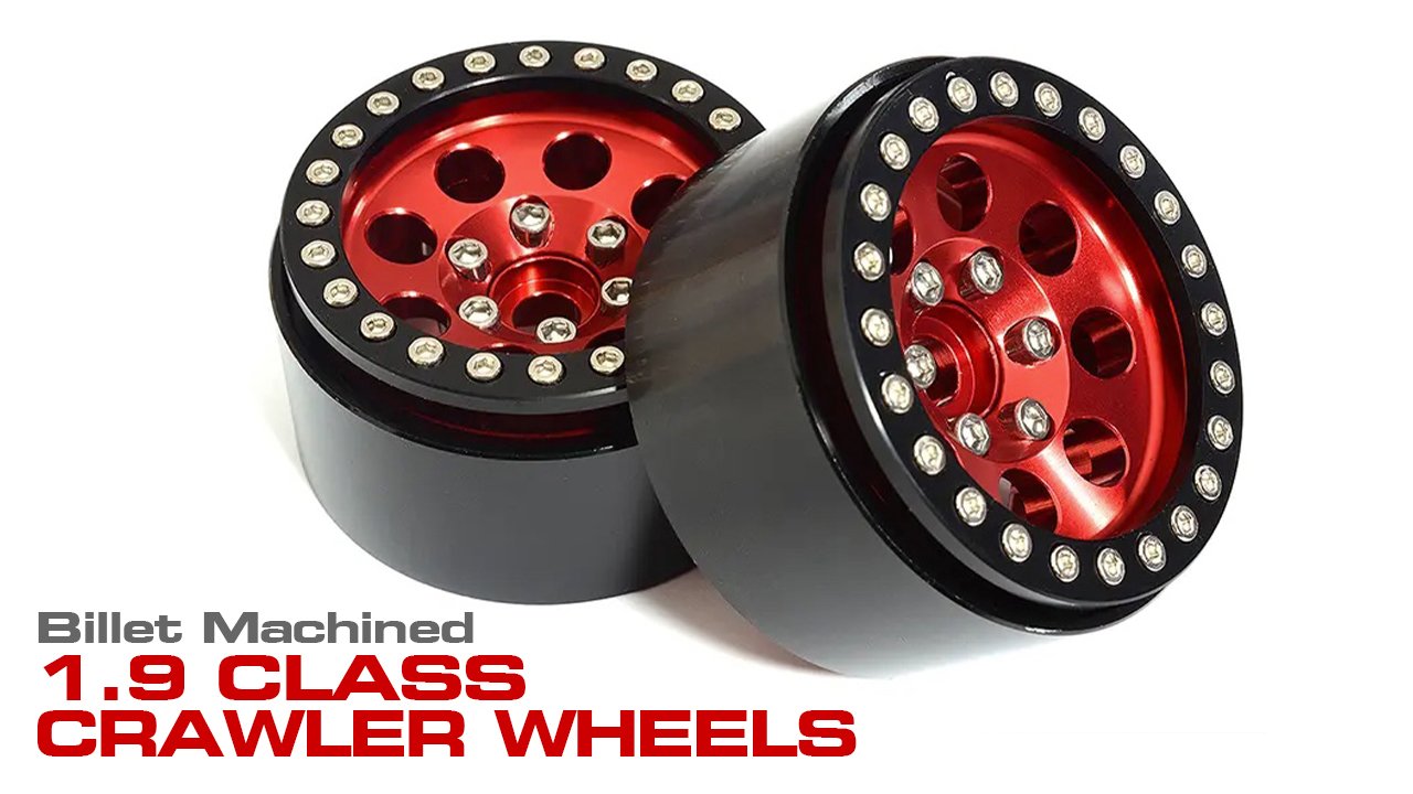 Billet Machined 1.9-Class 8H Wheels for 1/10 Crawlers (#C31371)