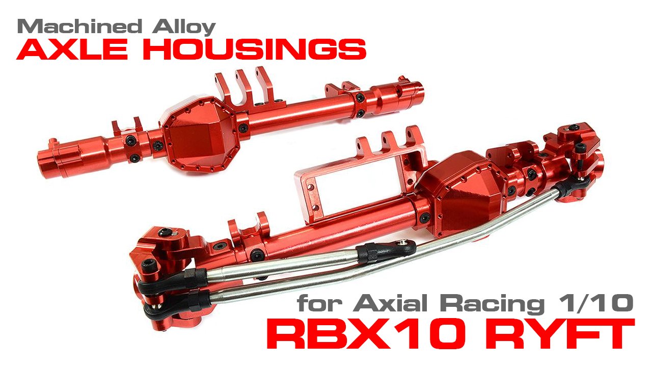  Machined Alloy Axle Housing Set for Axial 1/10 RBX10 Ryft 4WD (#C31392)