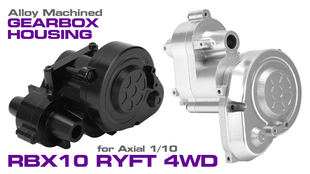 Machined Alloy Gearbox Housing for Axial 1/10 RBX10 Ryft (#C31434)