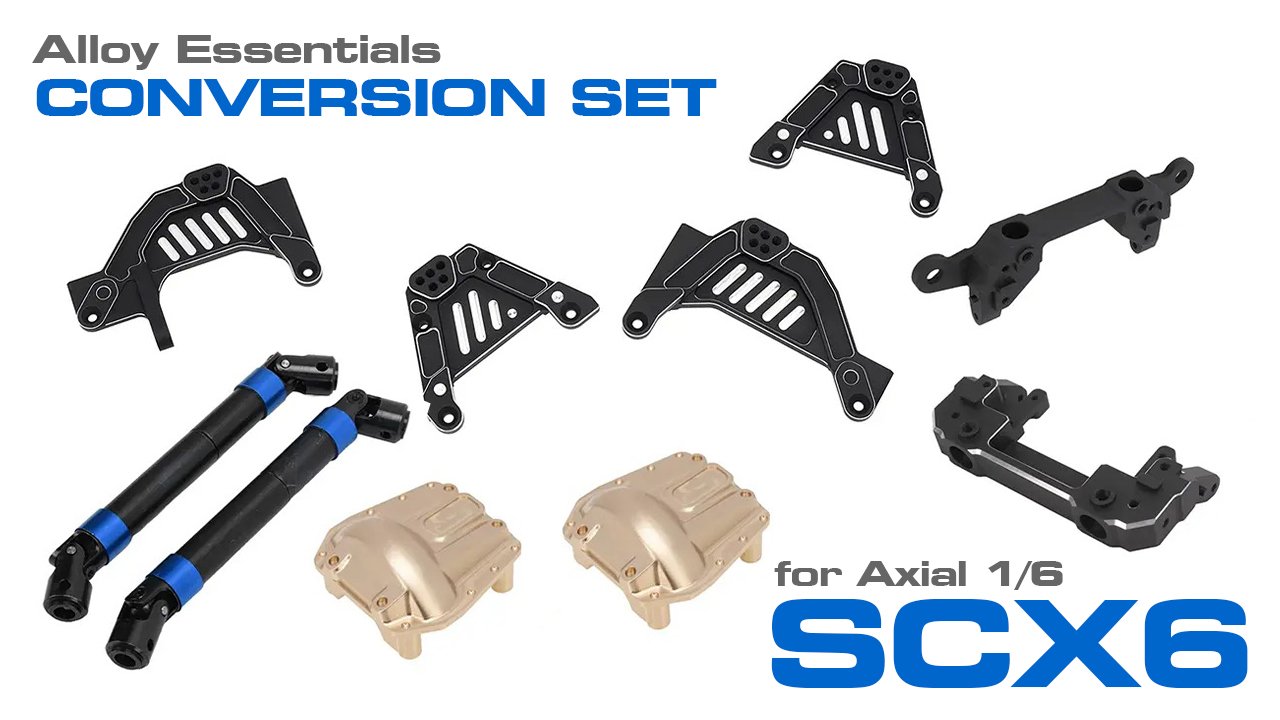Alloy Machined Essential Suspension Conversion Set for Axial SCX6 (#C31580)