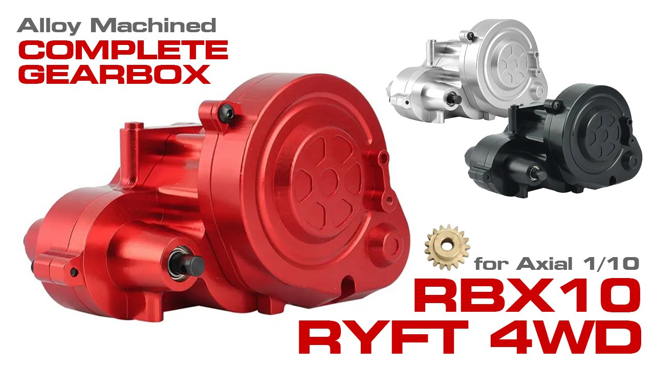 Alloy Machined Gearbox w/ Internals for Axial 1/10 RBX10 Ryft (#C31661)