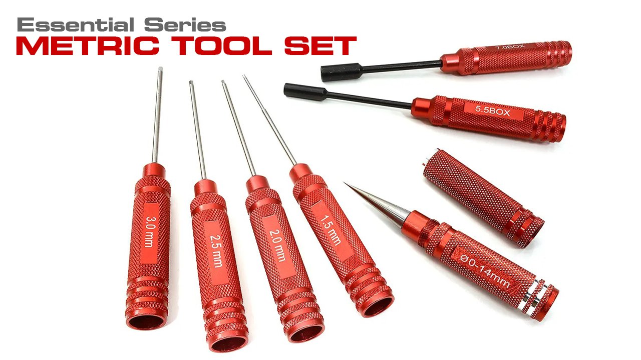 Essentials Metric Hex Wrench Set + Reamer (#C31662)