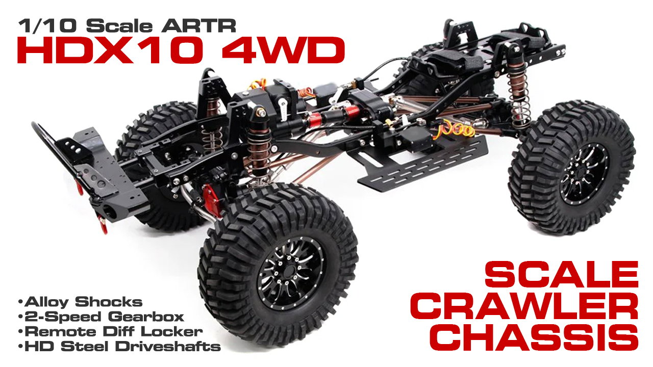 1/10 HDX10 Trail 4WD Off-Road Scale Crawler Kit (#C31769)