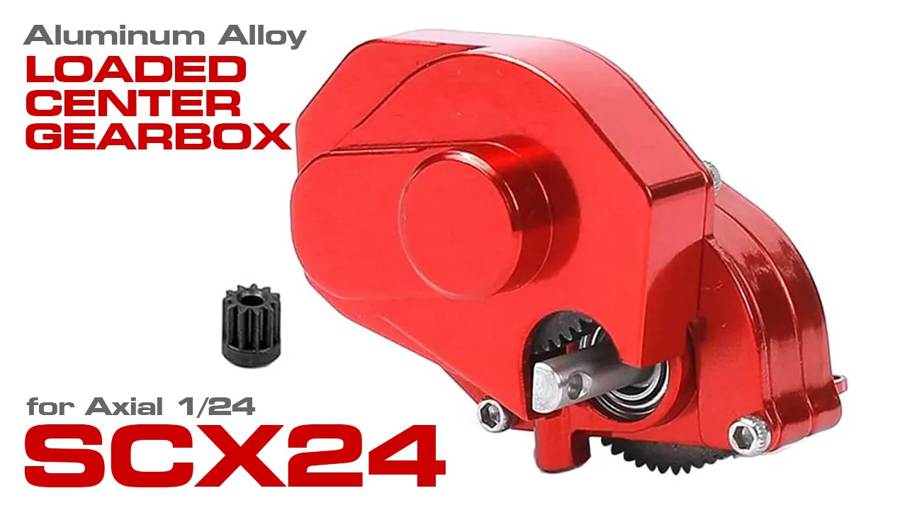 Alloy Loaded Center Gearbox for Axial 1/24 SCX24 (#C31796)