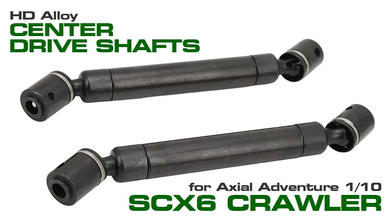 HD Alloy Center Drive Shafts for Axial SCX6 Crawler (#C31799)