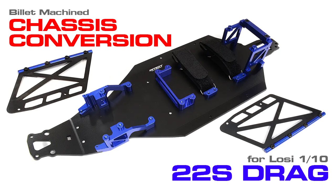 Billet Machined Chassis Conversion Kit for Losi 2WD 22S Drag (#C31953)