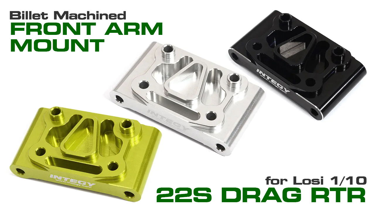 Front Arm Mount for Losi 1/10 2WD RTR 22S Drag, ST & SCT (#C31956)