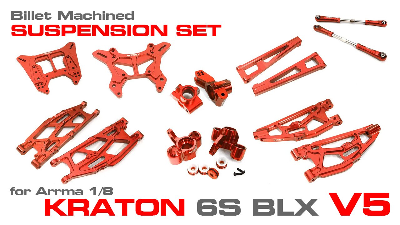 Billet Machined Suspension Conversion Kit for Arrma 1/8 Kraton 6S BLX V5 (#C3200