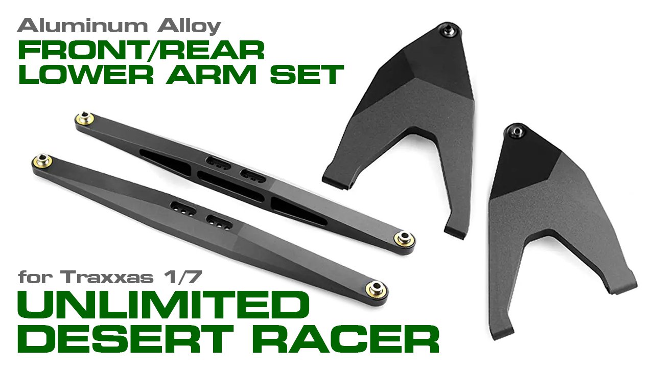 Alloy Lower Suspension Arm Set for Traxxas 1/7 Unlimited Desert Racer (#C32040)