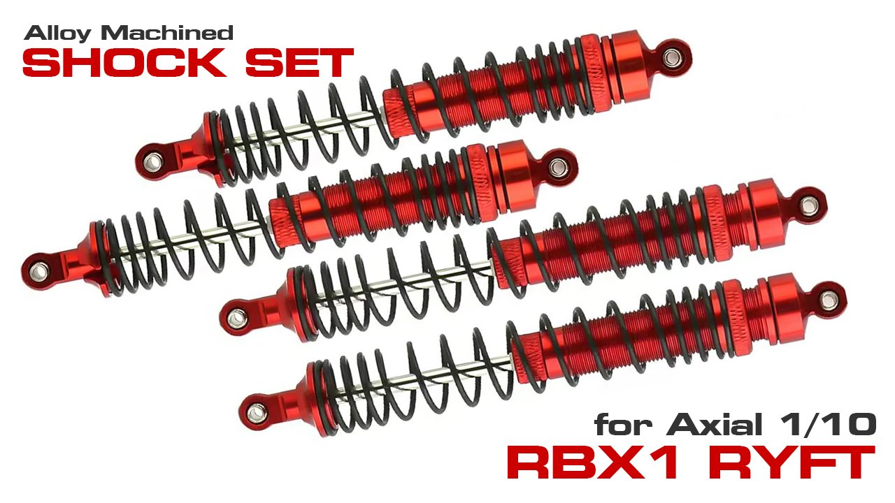 Machined Alloy 80mm Shocks for 1/10 Scale RC (#C32095)