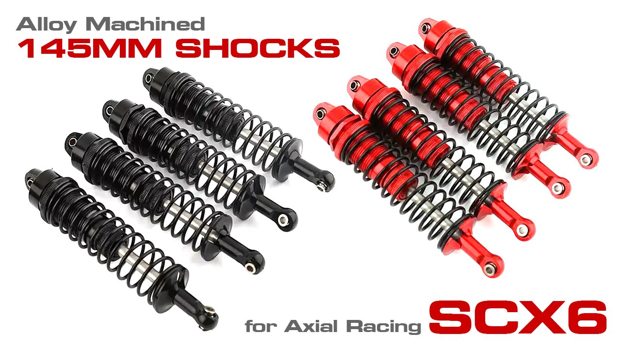 Alloy Machined Shock Set for Axial SCX6 (#C32250)