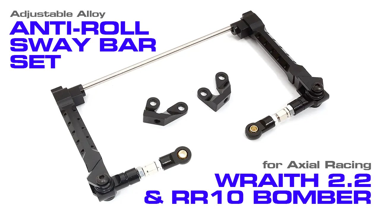 Rear Anti-Roll Sway Bar Set for Axial Wraith 2.2 & RR10 Bomber (#C32284)