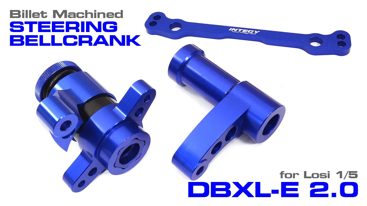 Billet Machined Steering Bell Crank Set for Losi 1/5 DBXL-E 2.0 4WD (#C32403)