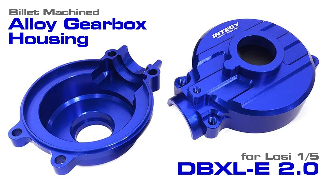 Billet Machined Gearbox Housing for Losi 1/5 DBXL-E 2.0 4WD (#C32404)