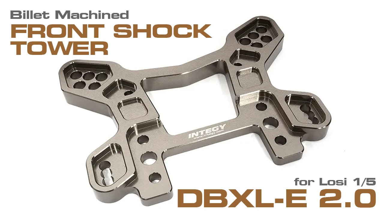 Billet Machined Front Shock Tower for Losi 1/5 DBXL-E 2.0 4WD (#C32420)