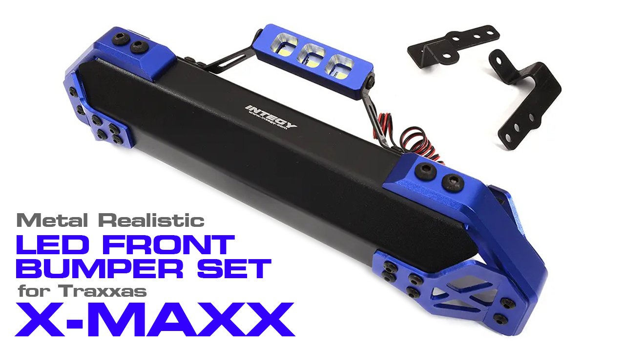 Realistic Front Bumper Kit w/LEDs for Traxxas X-Maxx 4X4 (#C32446)