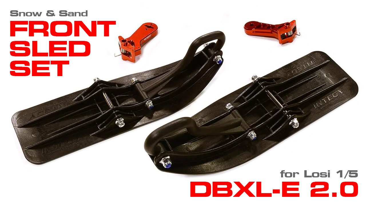 Front Sled Attachment Set for Losi 1/5 DBXL-E 2.0 (#C32550)