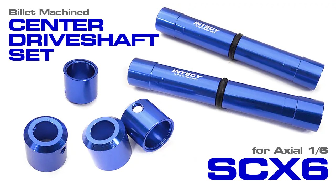 Billet Machined Center Drive Shaft Set for Axial SCX6 Crawler (#C32562)