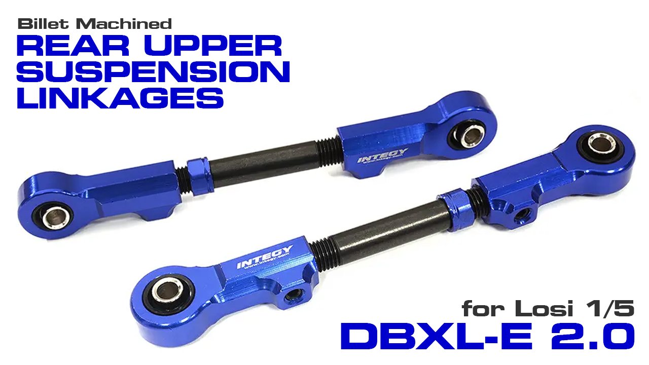 Billet Machined Rear Upper Suspension Linkages for Losi 1/5 DBXL-E 2.0 (#C32581)