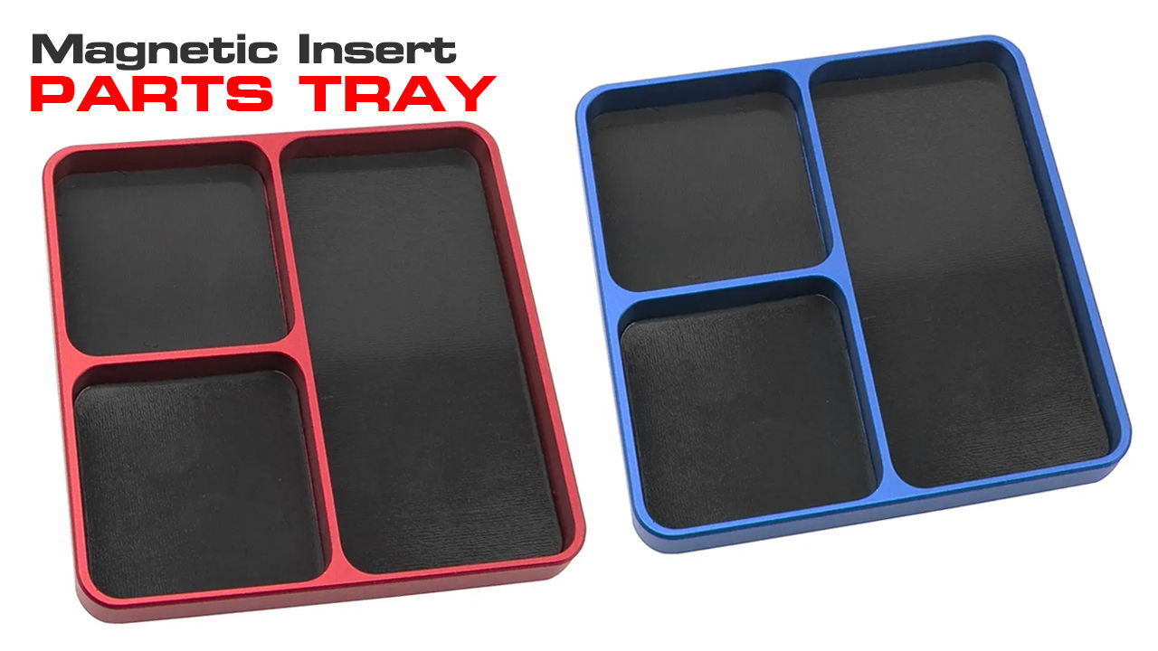 Machined Alloy Magnetic Hardware Storage Tray Organizer (#C32795)