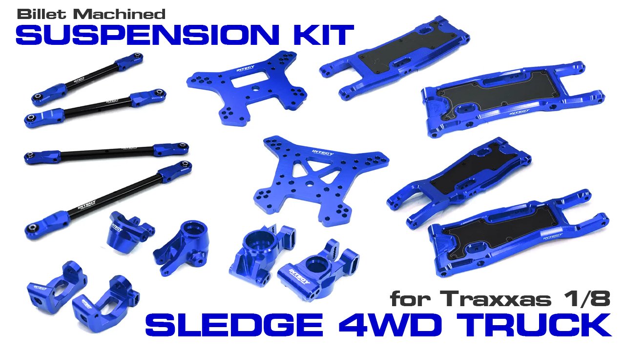 Billet Machined Suspension Kit for Traxxas 1/8 Sledge 4WD (#C32955)