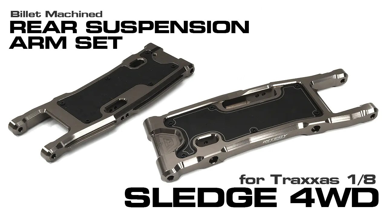 Billet Machined Rear Suspension Arms for Traxxas 1/8 Sledge 4WD (#C32957)