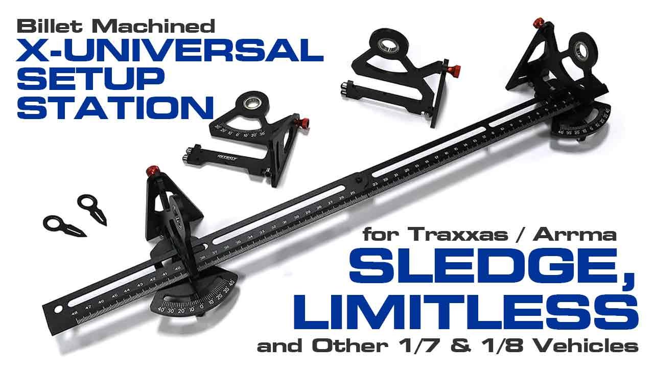 X-Universal Setup Station for Most 1/7, 1/8 Vehicles (#C33264)