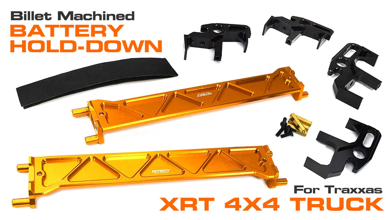 Billet Machined Battery Hold-Down Set for Traxxas XRT (#C33303)