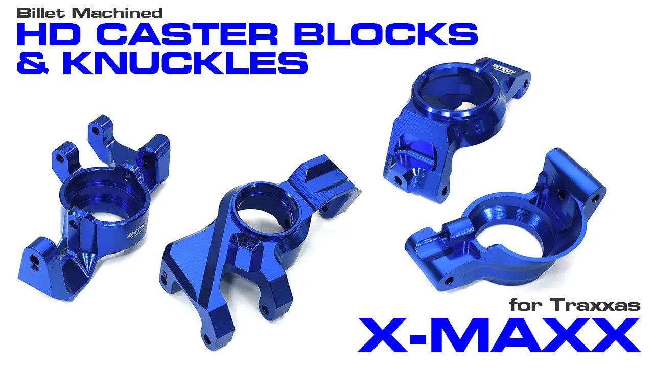 Billet HD Steering & Caster Block Set for Traxxas X-Maxx 4X4 (#C33321)