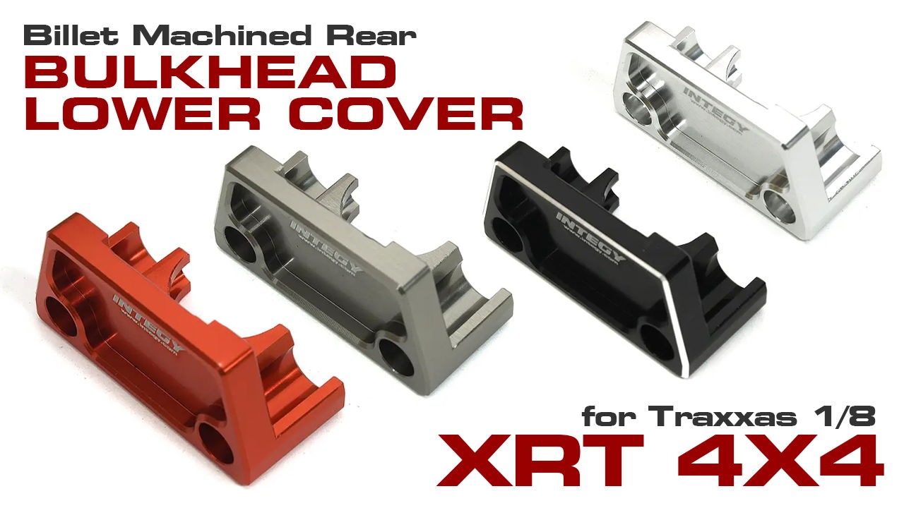 Billet Machined Rear Bulkhead Lower Cover for Traxxas XRT (#C33331)