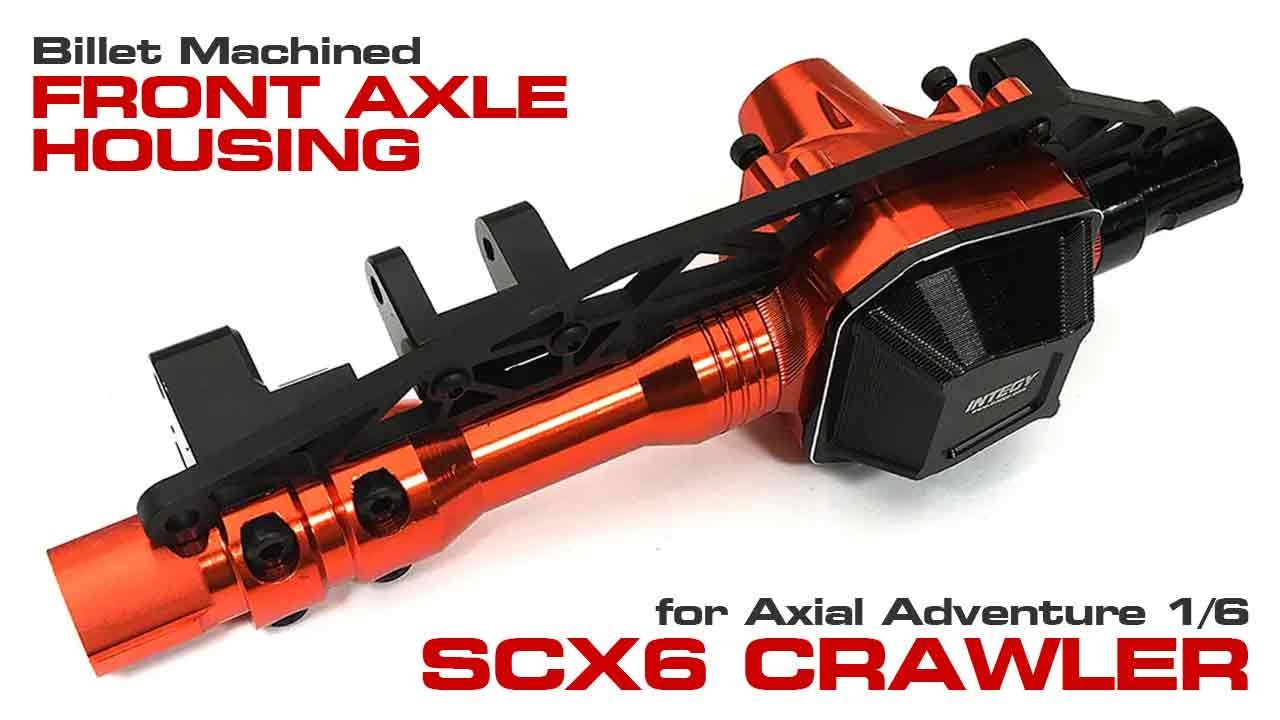 Billet Machined Front Axle Housing for Axial SCX6 (#C33369)