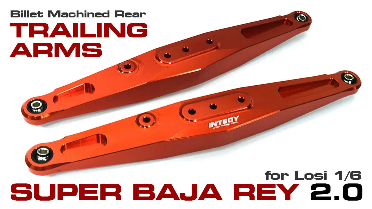 Billet Machined Rear Lower Trailing Arms for Losi 1/6 Super Baja Rey 2.0 (C33575