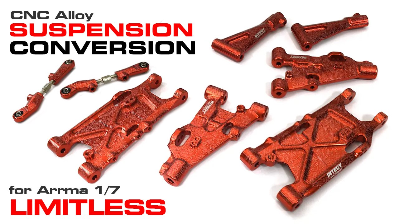 CNC Suspension Conversion Kit for Arrma 1/7 Limitless All-Road (#C33581)