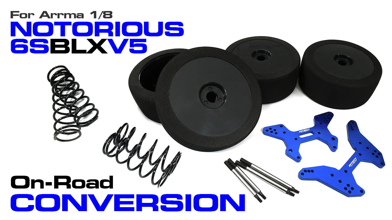 On-Road Suspension Conversion Kit for Arrma 1/8 Notorious 6S BLX V5 (#C33585)