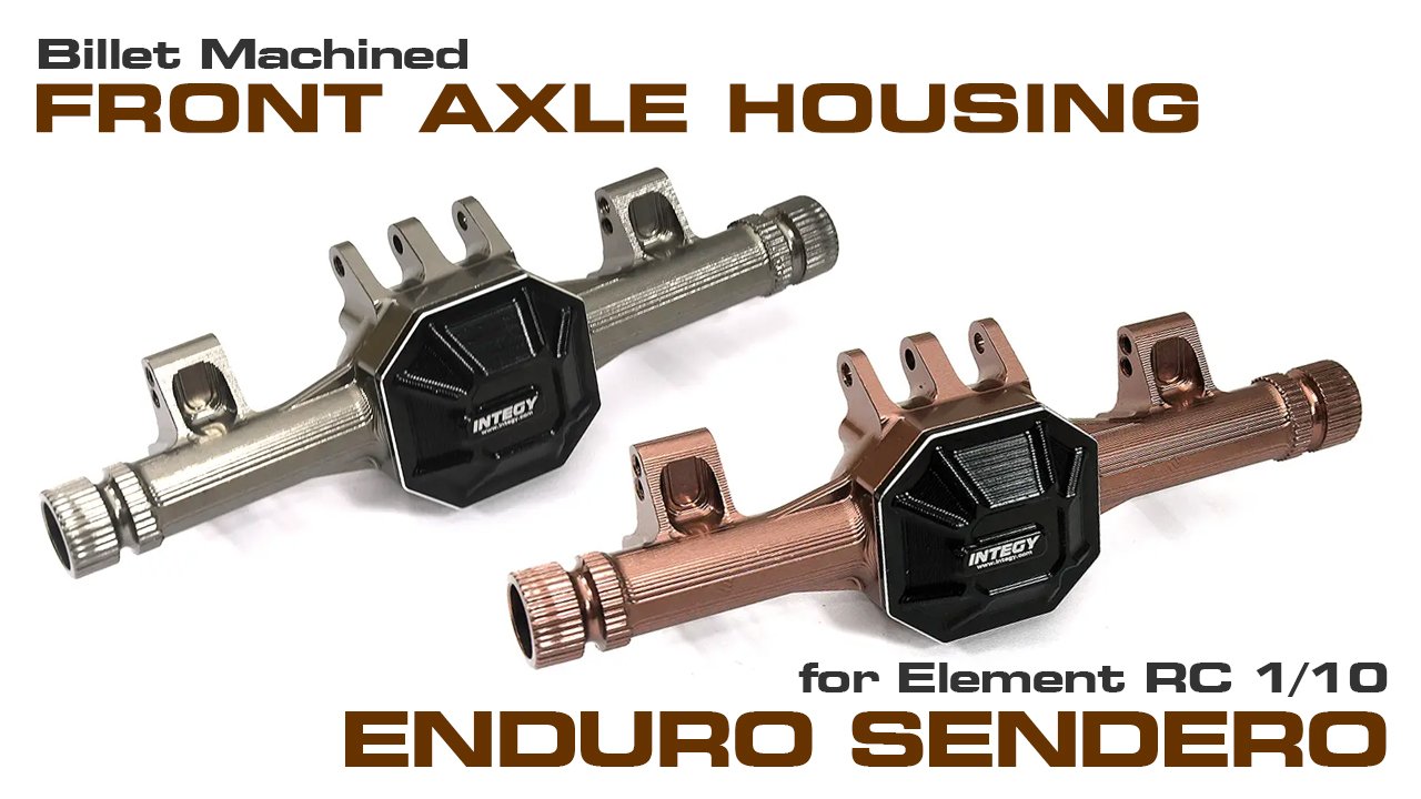Billet Machined Front Axle Housing for Element RC 1/10 Enduro Sendero (#C33590)