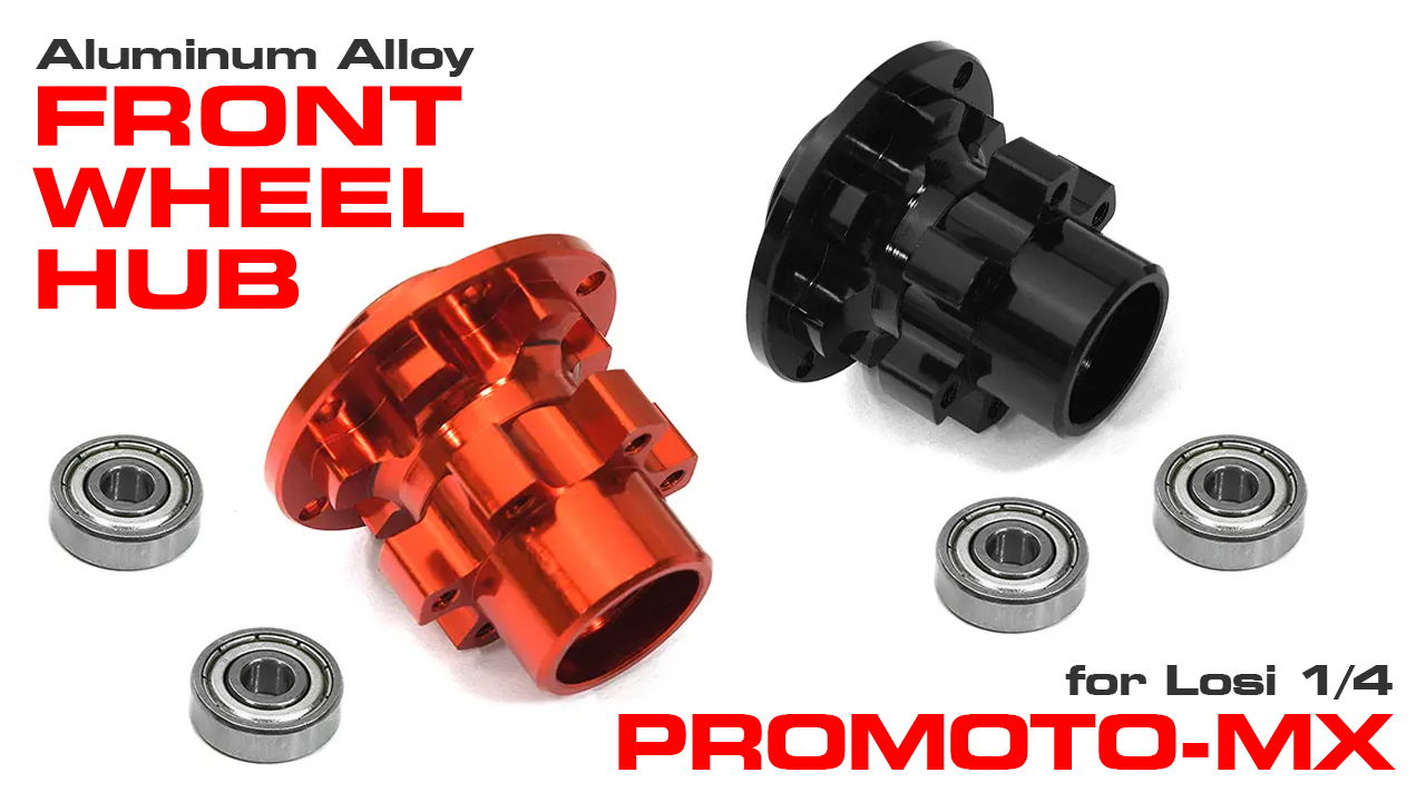 Front Wheel Hub for Losi 1/4 Promoto-MX Motorcycle (#C33593)