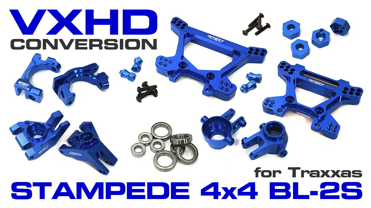 VXHD Alloy Conversion Kit for 1/10 Stampede 4X4 BL-2S (#C33619)