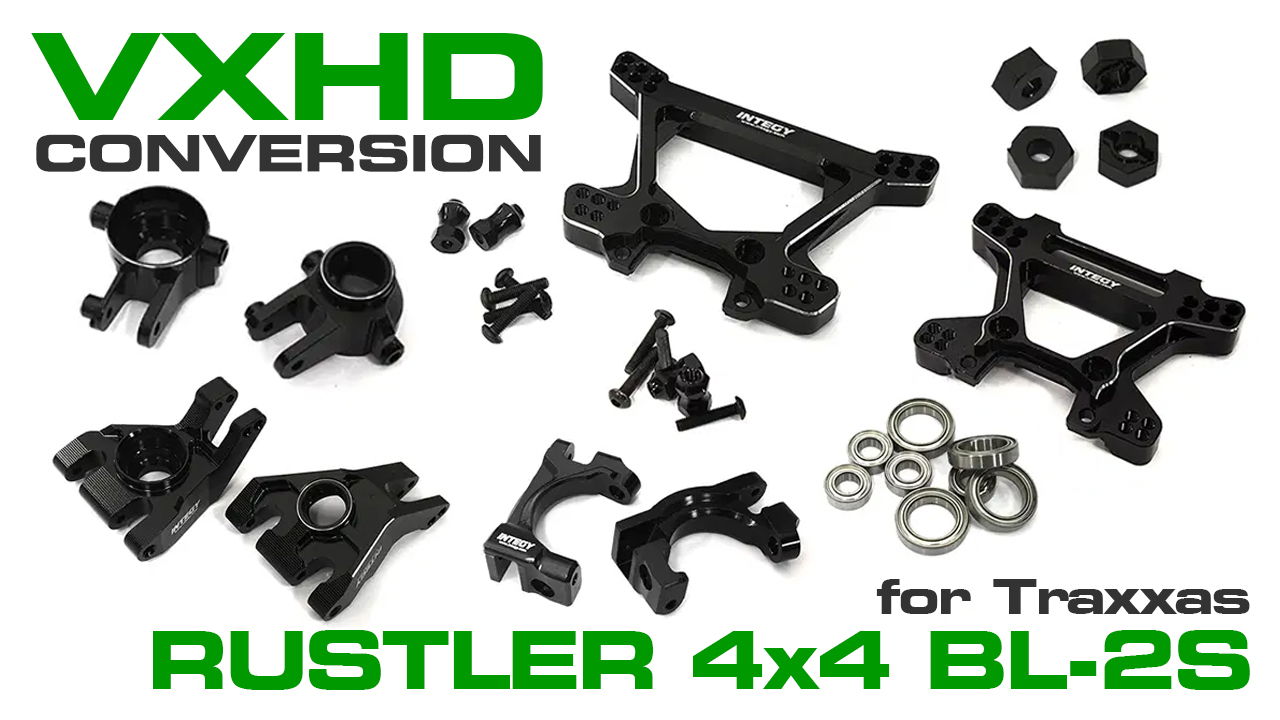 VXHD Alloy Conversion Kit for 1/10 Rustler 4X4 BL-2S (#C33619)
