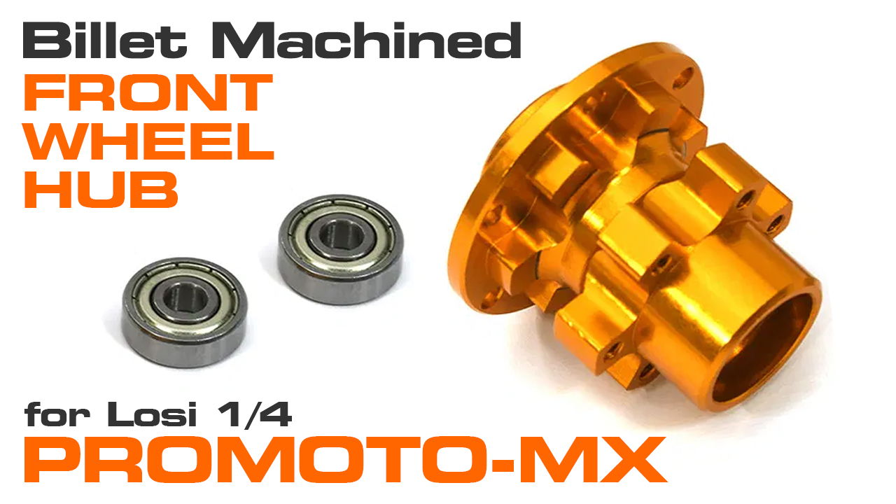 HD Front Wheel Hub Housing for Losi 1/4 Promoto-MX (#C33627)