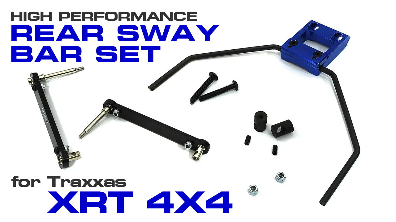 High Performance Rear Sway Bar Set for Traxxas XRT (#C33639)