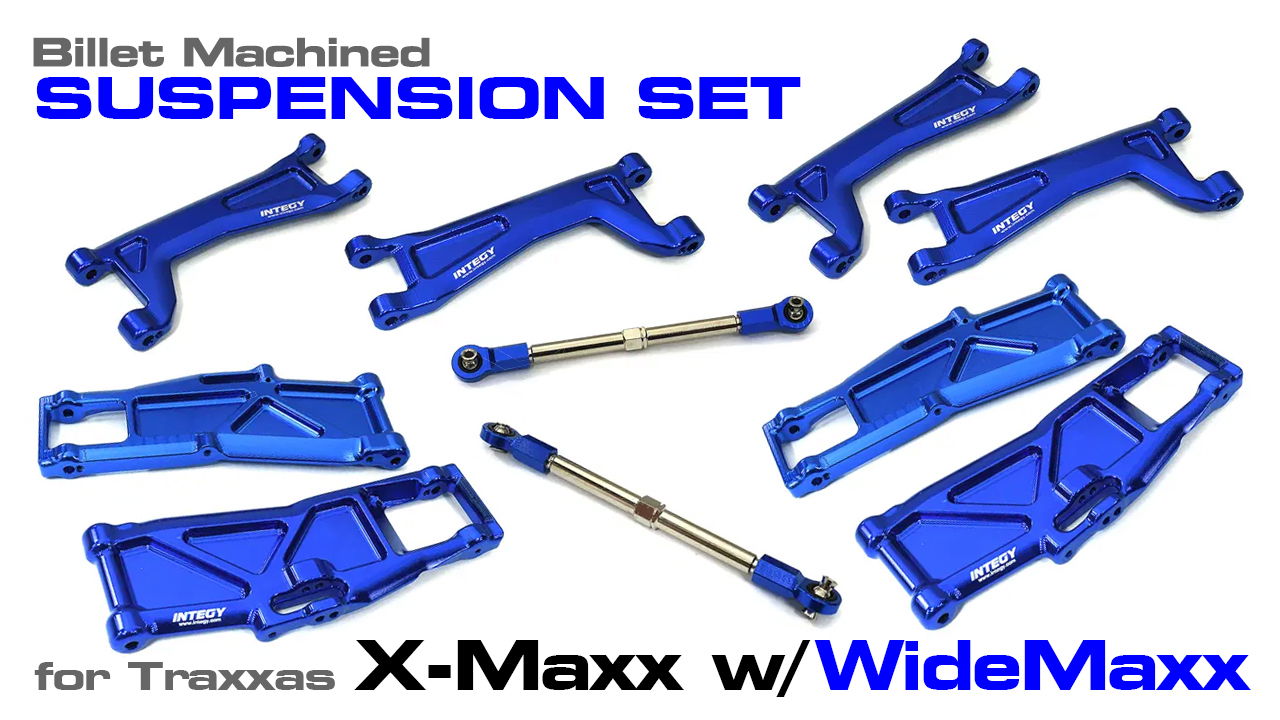 Billet Machined Alloy Suspension Kit for 1/10 Maxx V2 w/ WideMaxx (#C33654)