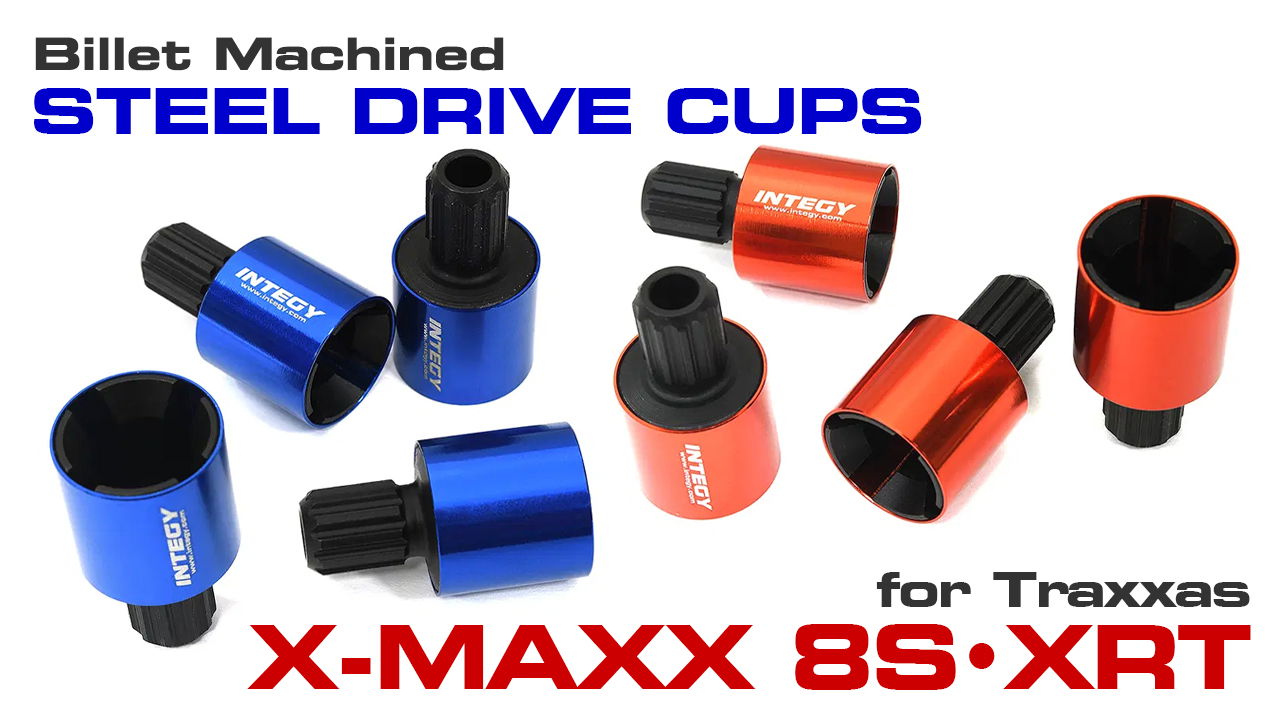 Billet Machined Steel Drive Cups for Traxxas XRT & X-Maxx 8S (#C33667)