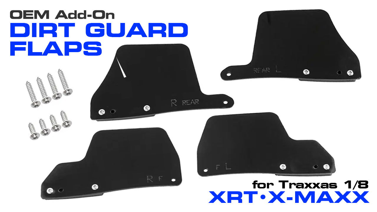 Add-On Dirt Guard Flaps for Traxxas X-Maxx 4X4 & XRT (#C33701)