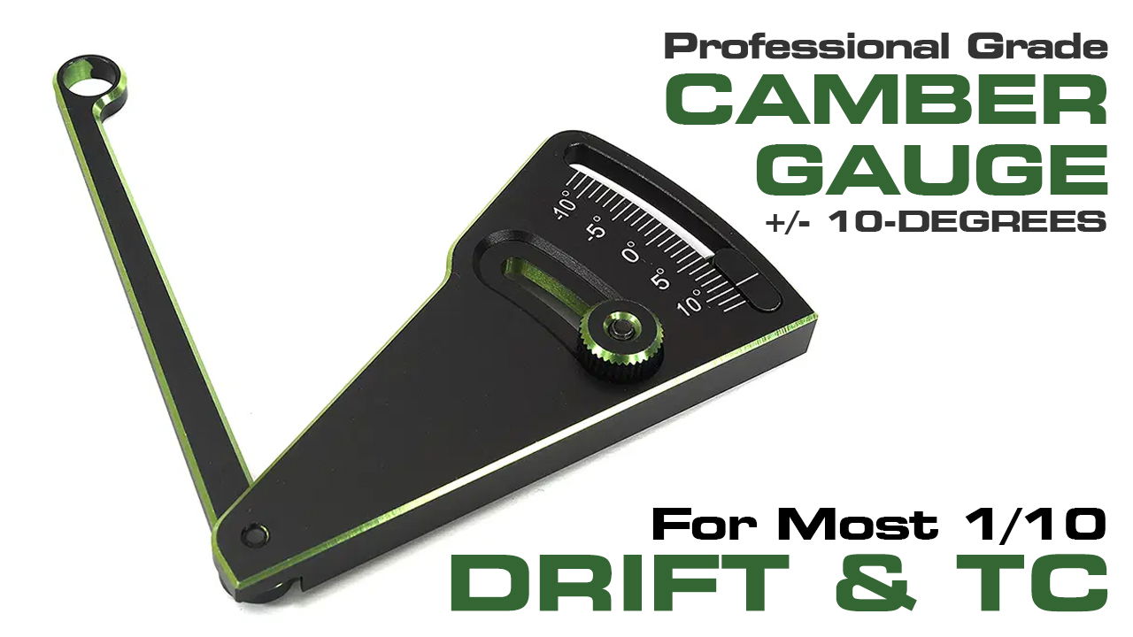 Professional Camber Gauge for 1/10 Drift & TC (#C33826)