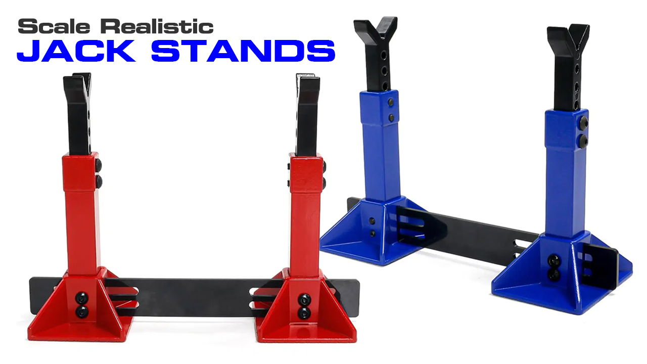 Realistic Dual-Type Jack Stands (#C33855)