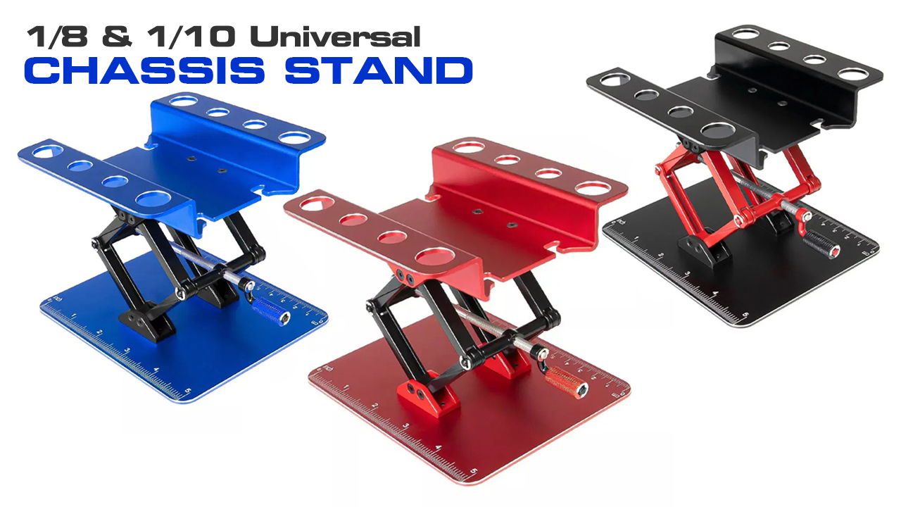 Universal Car Stand Workstation for Most 1/10 & 1/8 (#C33888-C33892)
